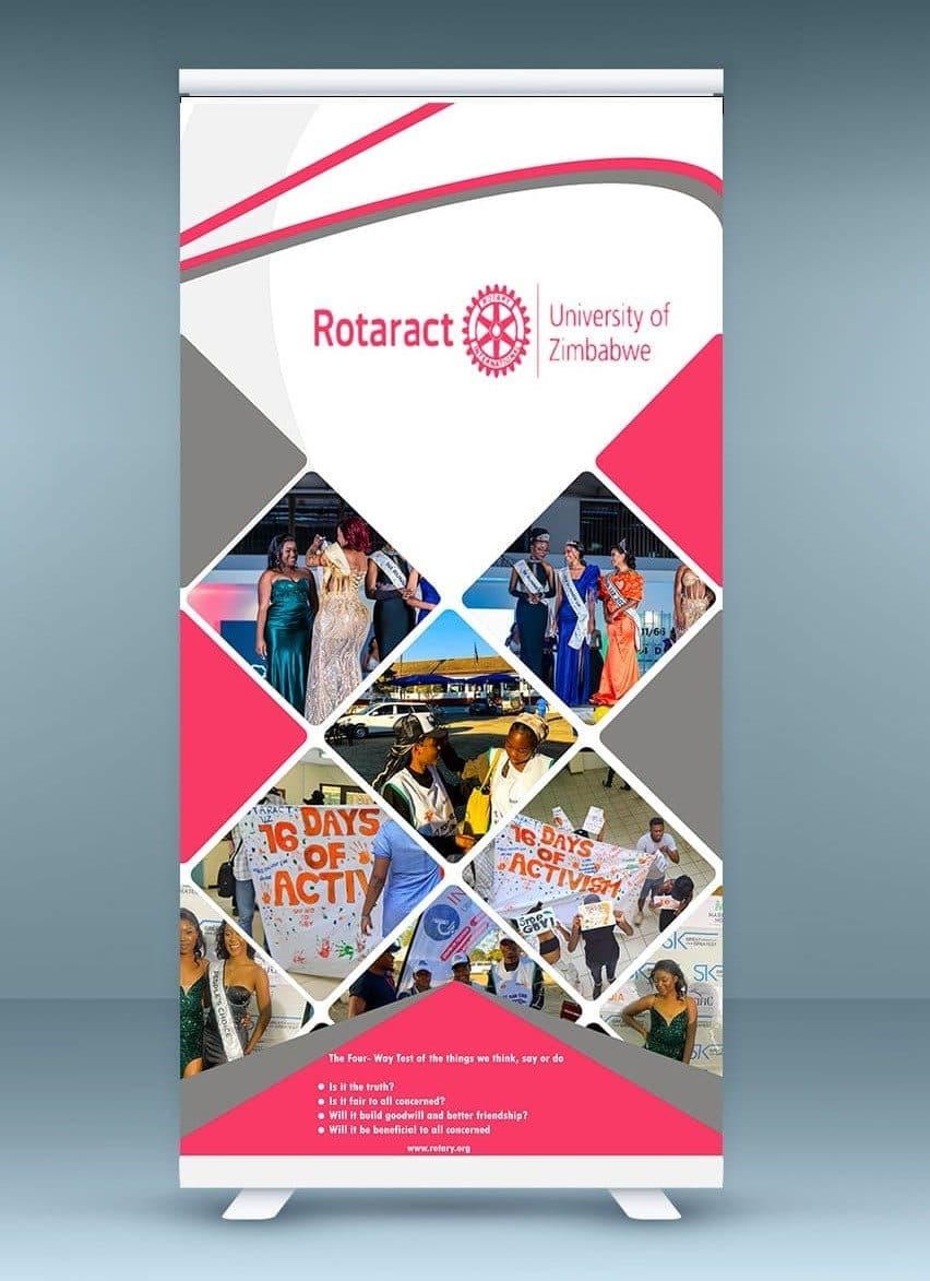 Rotaract UZ Roll-up Banner