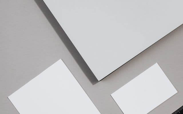 Branded business stationery